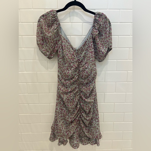 ASTR The Label Shirred Ruffle Mini Dress - Picture 5 of 5